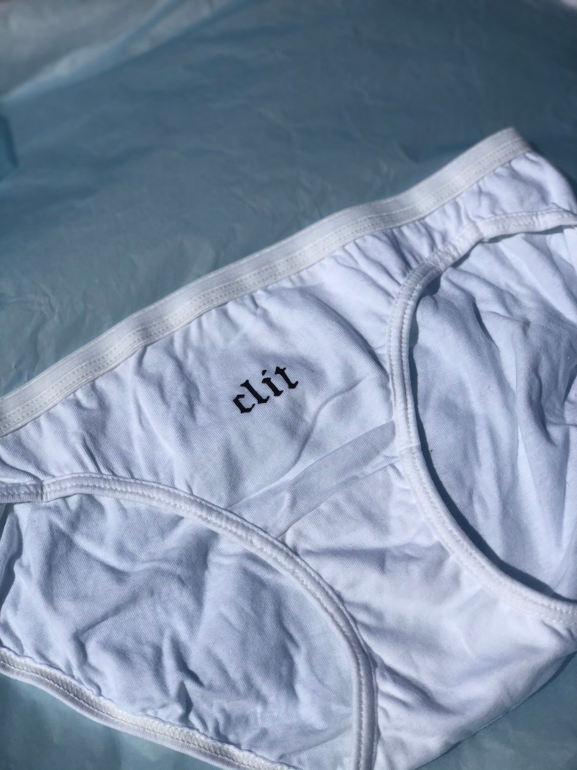 Friendly Reminder Panties - White Cotton – Speakeasy Luxe
